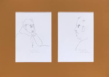 Print of Portraiture Portrait Drawings by Annabel Andrews