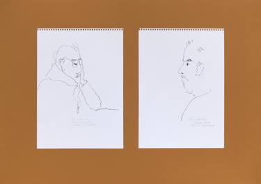 Original Portraiture Portrait Drawings by Annabel Andrews