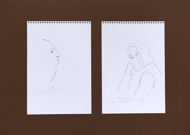 Print of Portrait Drawings by Annabel Andrews