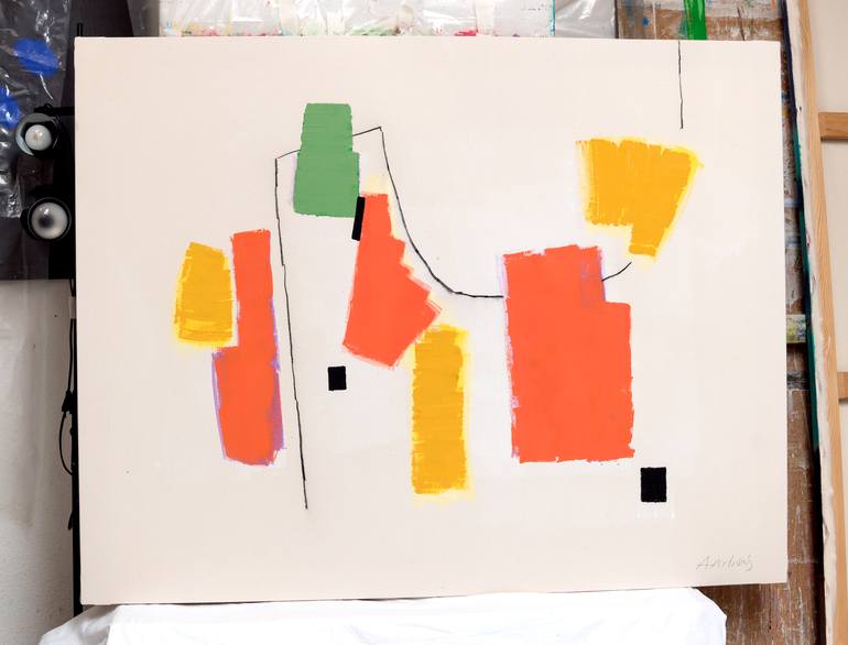 Original Abstract Painting by Annabel Andrews