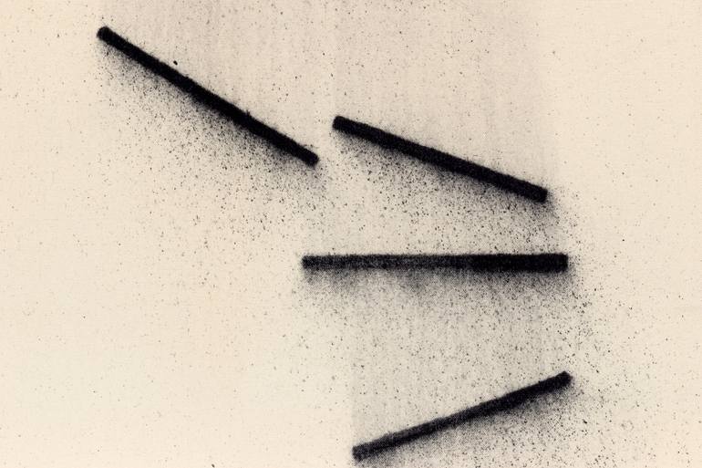 Original Minimalism Geometric Painting by Annabel Andrews