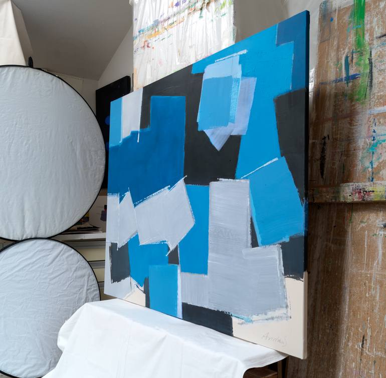 Original Abstract Expressionism Abstract Painting by Annabel Andrews