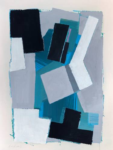 Print of Abstract Expressionism Geometric Paintings by Annabel Andrews