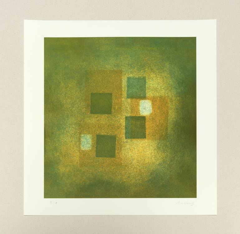 Original Geometric Mixed Media by Annabel Andrews