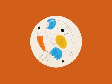 Jazz circle and orange - Limited Edition of 3 thumb