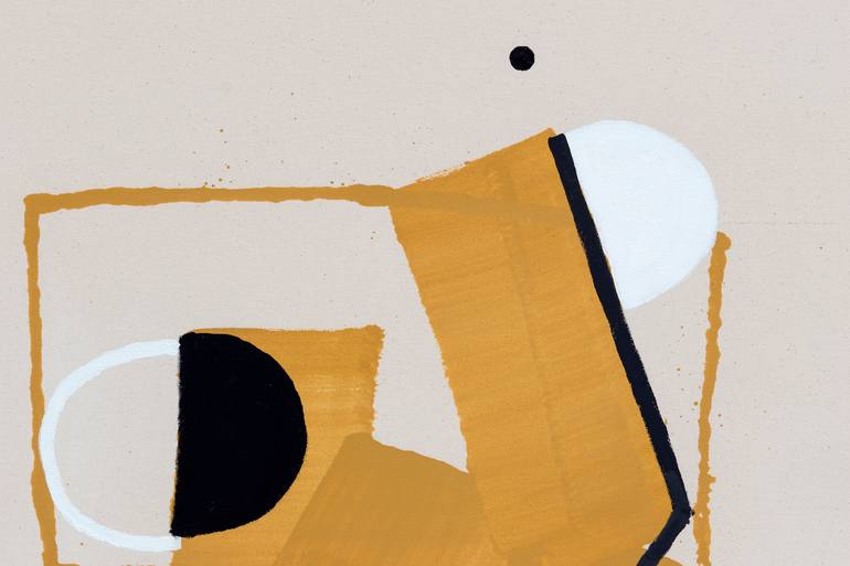 Original Abstract Geometric Painting by Annabel Andrews