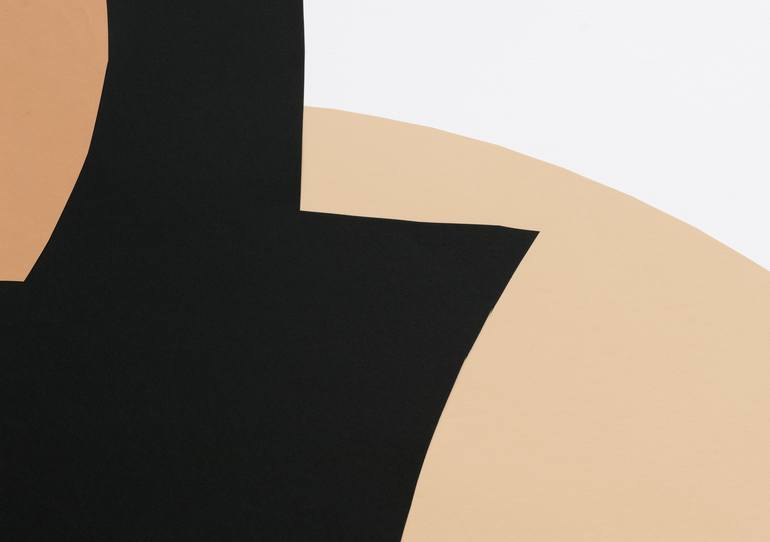 Original Abstract Geometric Collage by Annabel Andrews