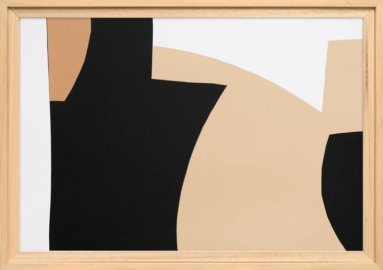 Original Abstract Geometric Collage by Annabel Andrews