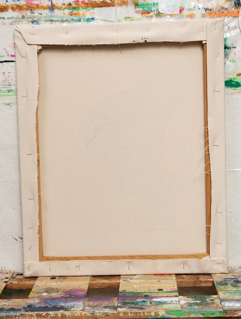 Original Minimalism Geometric Painting by Annabel Andrews