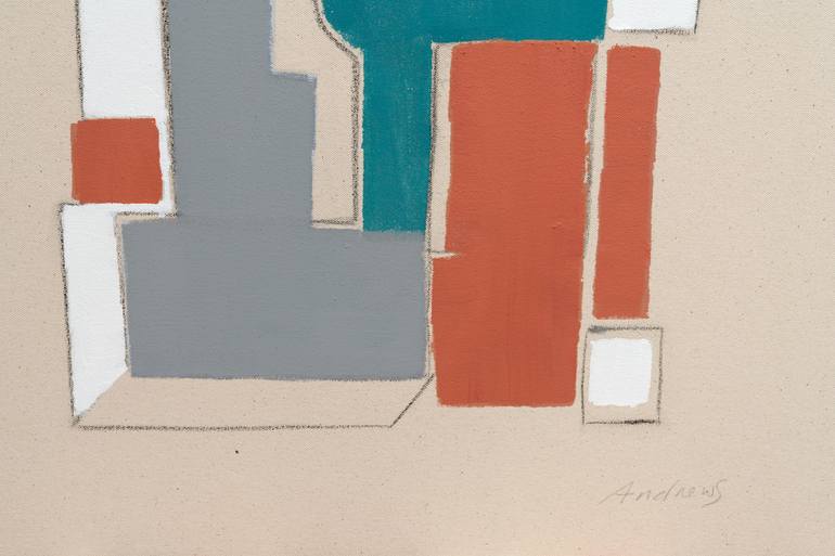 Original Minimalism Geometric Painting by Annabel Andrews