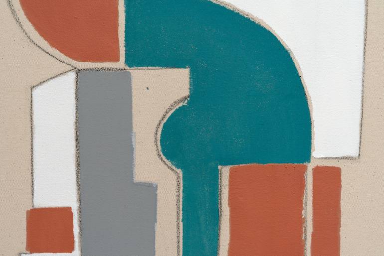 Original Minimalism Geometric Painting by Annabel Andrews