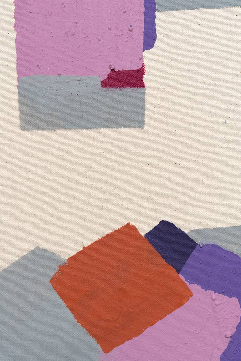 Original Abstract Geometric Painting by Annabel Andrews