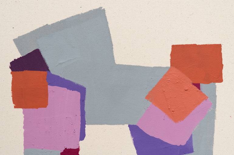 Original Abstract Geometric Painting by Annabel Andrews