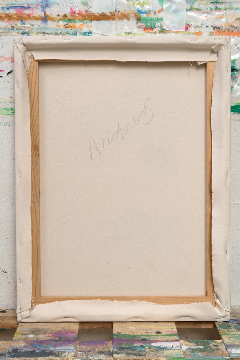 Original Abstract Geometric Painting by Annabel Andrews