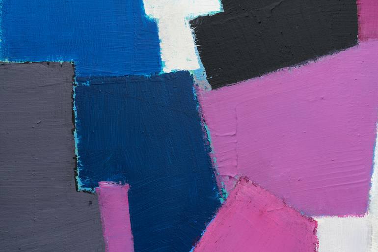 Original Abstract Cities Painting by Annabel Andrews