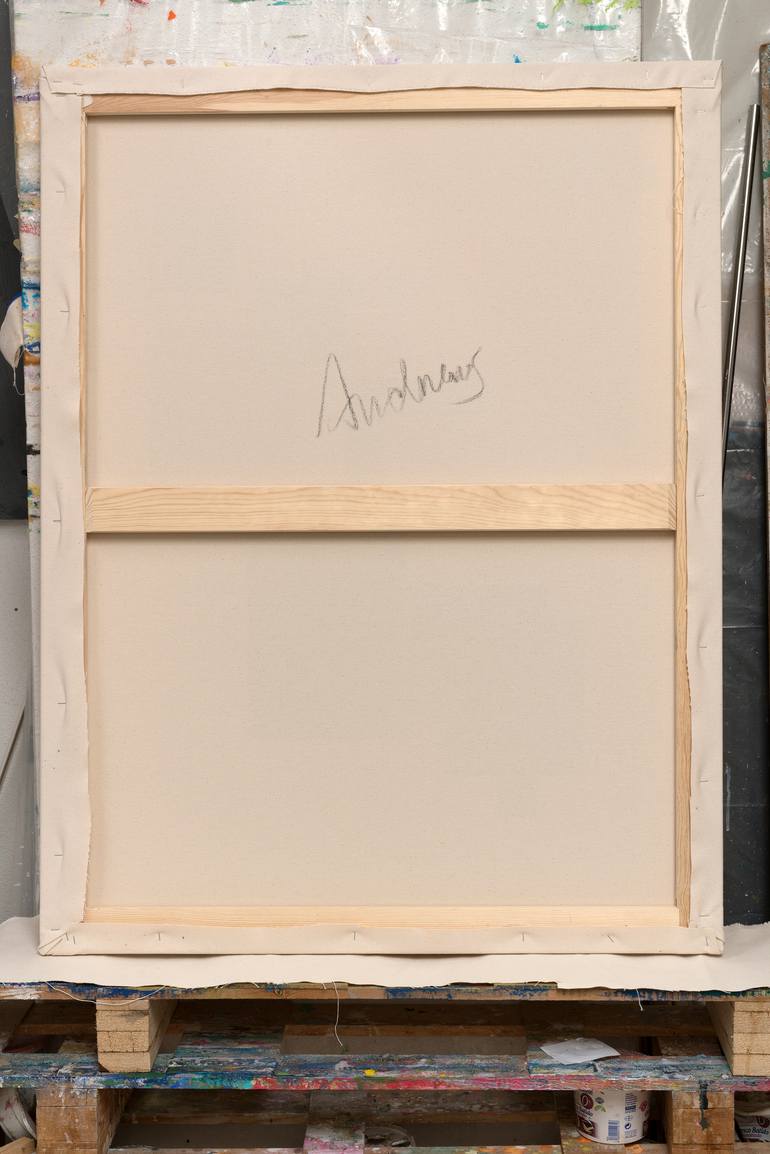 Original Abstract Geometric Painting by Annabel Andrews