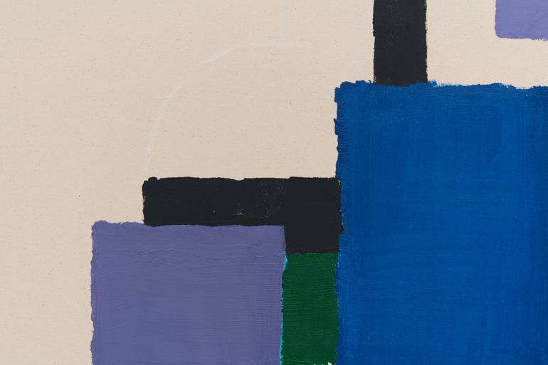 Original Abstract Geometric Painting by Annabel Andrews