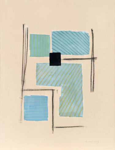 Print of Abstract Geometric Paintings by Annabel Andrews