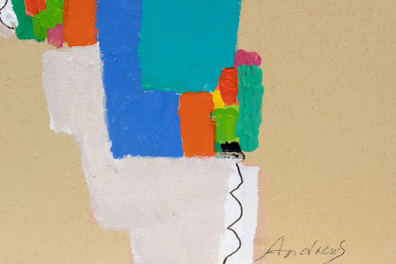 Original Abstract Expressionism Abstract Painting by Annabel Andrews