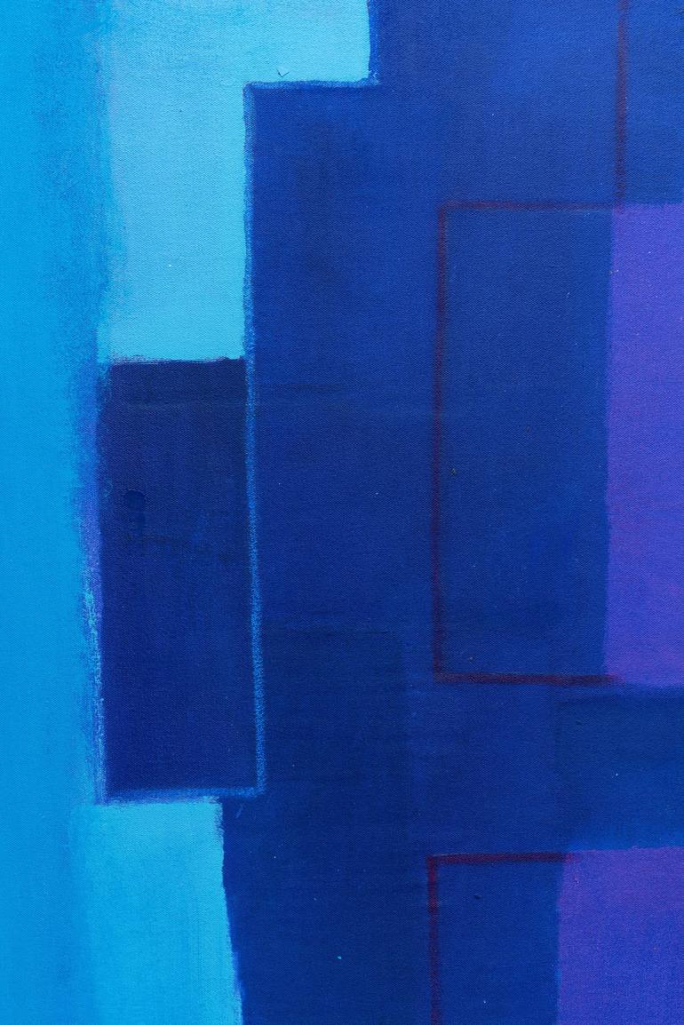 Original Abstract Geometric Painting by Annabel Andrews