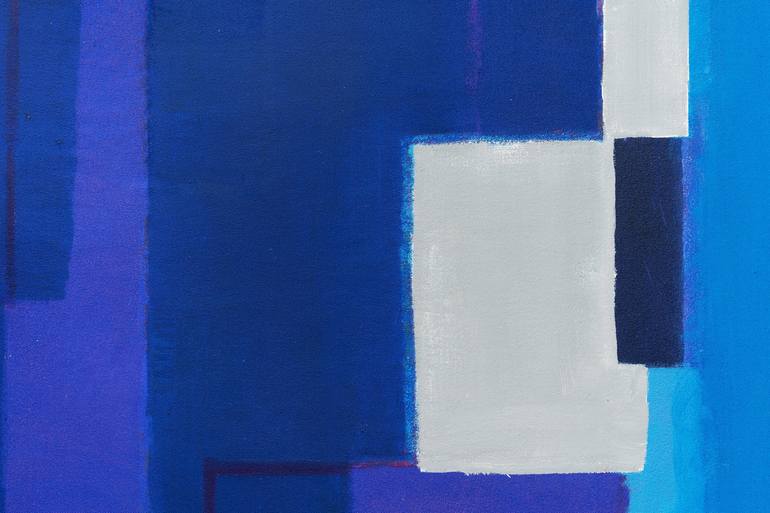 Original Abstract Geometric Painting by Annabel Andrews