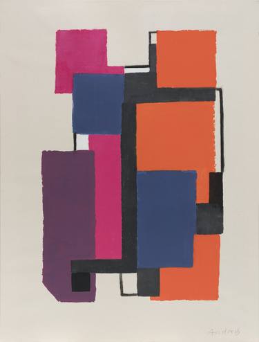 Print of Geometric Paintings by Annabel Andrews