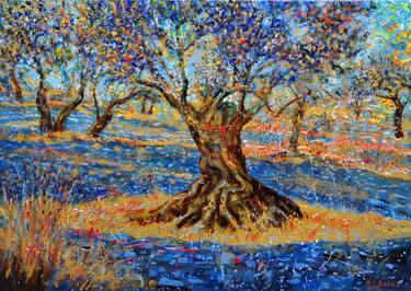 Original Expressionism Landscape Paintings by Nebojsa Ruzic Varda