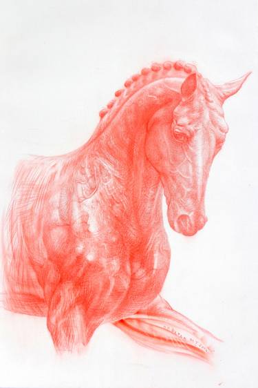 Original Figurative Animal Drawings by Nebojsa Ruzic Varda