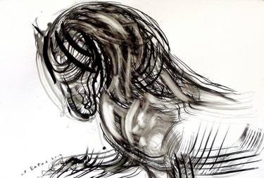 Original Expressionism Animal Drawings by Nebojsa Ruzic Varda