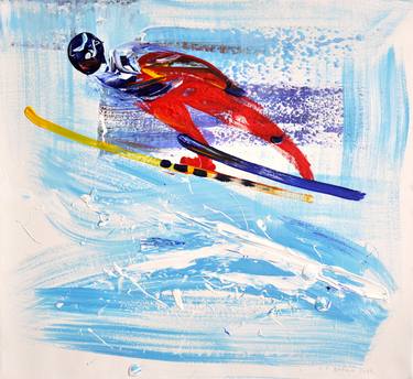 Original Sport Paintings by Nebojsa Ruzic Varda