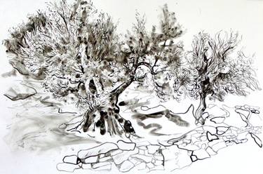 Original Landscape Drawings by Nebojsa Ruzic Varda