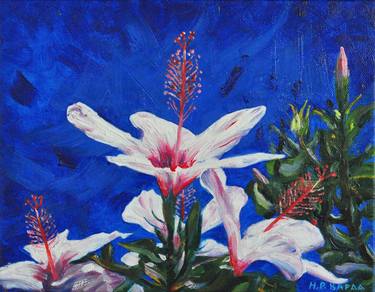 Print of Floral Paintings by Nebojsa Ruzic Varda