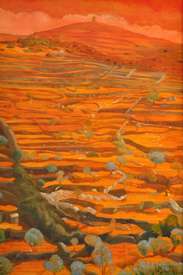 Original Expressionism Landscape Paintings by Nebojsa Ruzic Varda
