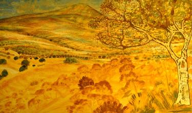 Original Expressionism Landscape Paintings by Nebojsa Ruzic Varda