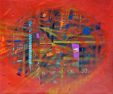 Original Abstract Paintings by Nebojsa Ruzic Varda