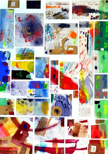 Original Abstract Paintings by Nebojsa Ruzic Varda