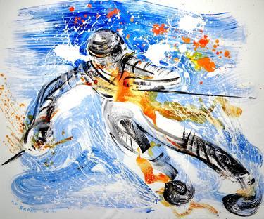 Print of Sport Paintings by Nebojsa Ruzic Varda