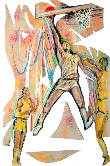 Original Expressionism Sport Drawings by Nebojsa Ruzic Varda