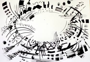 Original Abstract Drawings by Nebojsa Ruzic Varda