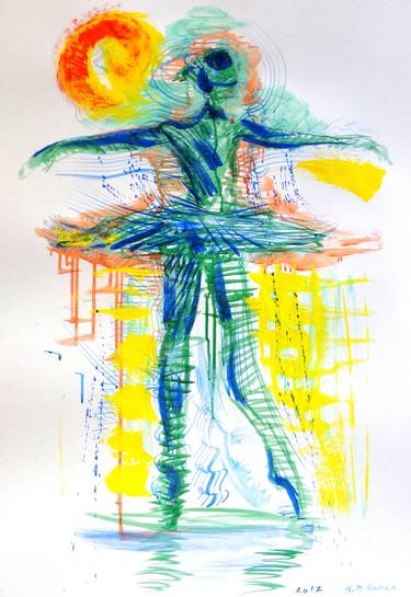 Print of Expressionism Body Drawings by Nebojsa Ruzic Varda