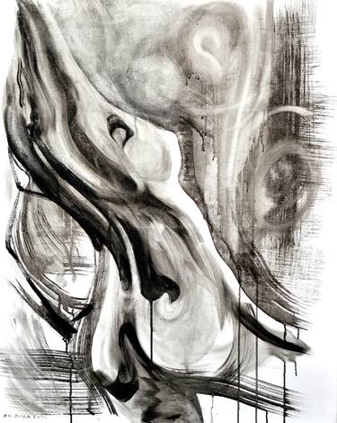 Print of Expressionism Nude Drawings by Nebojsa Ruzic Varda