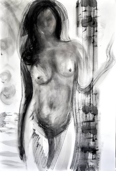 Print of Nude Drawings by Nebojsa Ruzic Varda