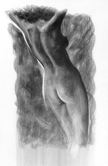 Original Figurative Nude Drawings by Nebojsa Ruzic Varda