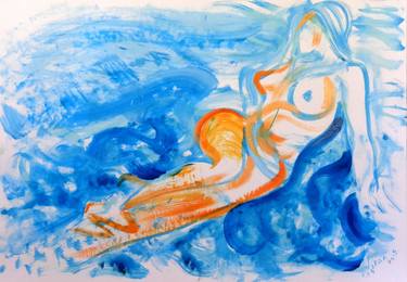 Print of Nude Drawings by Nebojsa Ruzic Varda