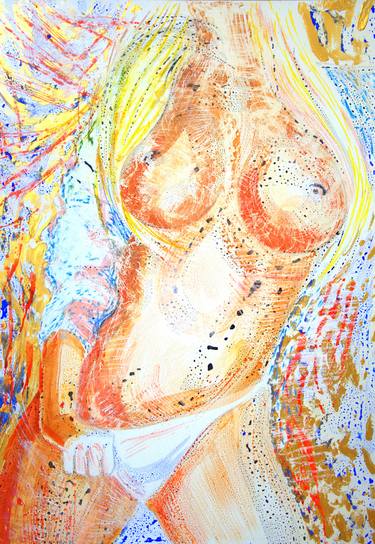 Print of Figurative Nude Drawings by Nebojsa Ruzic Varda