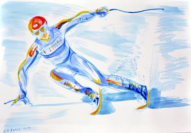 Print of Sport Drawings by Nebojsa Ruzic Varda