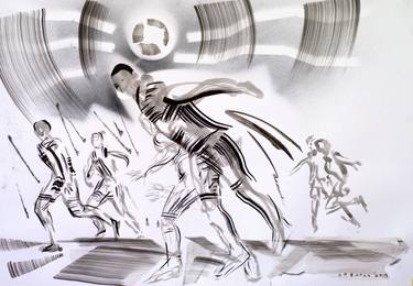 Original Sport Drawings by Nebojsa Ruzic Varda