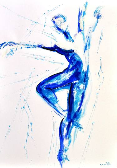 Original Figurative Body Drawings by Nebojsa Ruzic Varda