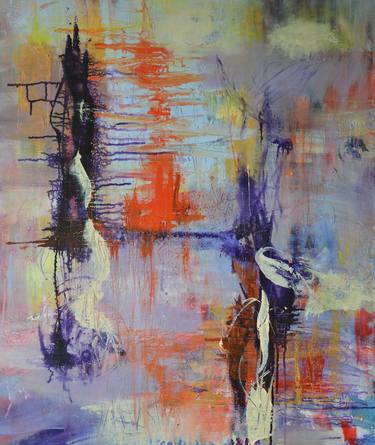 Original Abstract Expressionism Abstract Paintings by Marlise Witschi