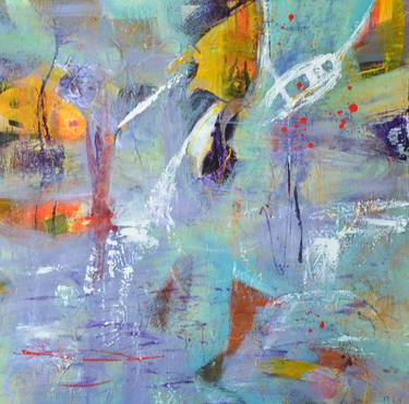 Original Abstract Expressionism Abstract Paintings by Marlise Witschi